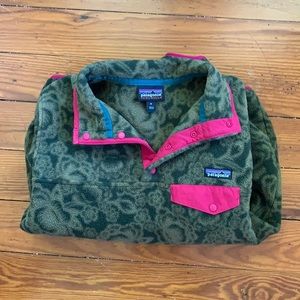 vintage rare patterned patagonia synchilla